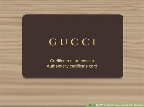 guccie fake|gucci authenticity card.